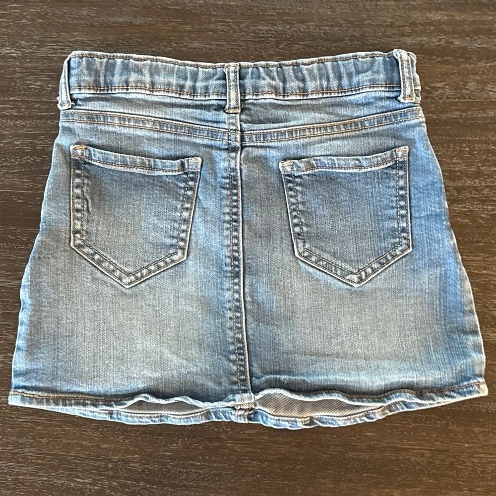 Oshkosh Girls 6 Button Fly Jean Skirt